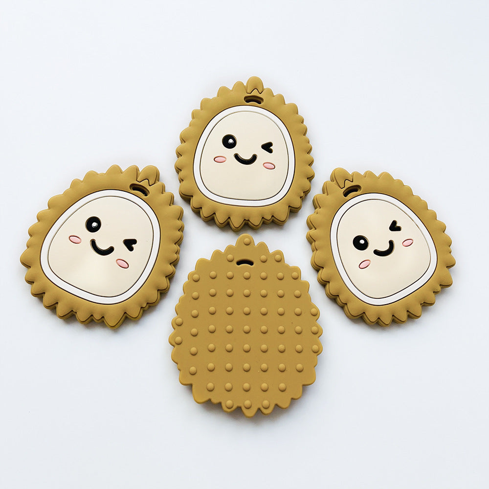 Wholesale 2PCS Silicone Durian Focal beads